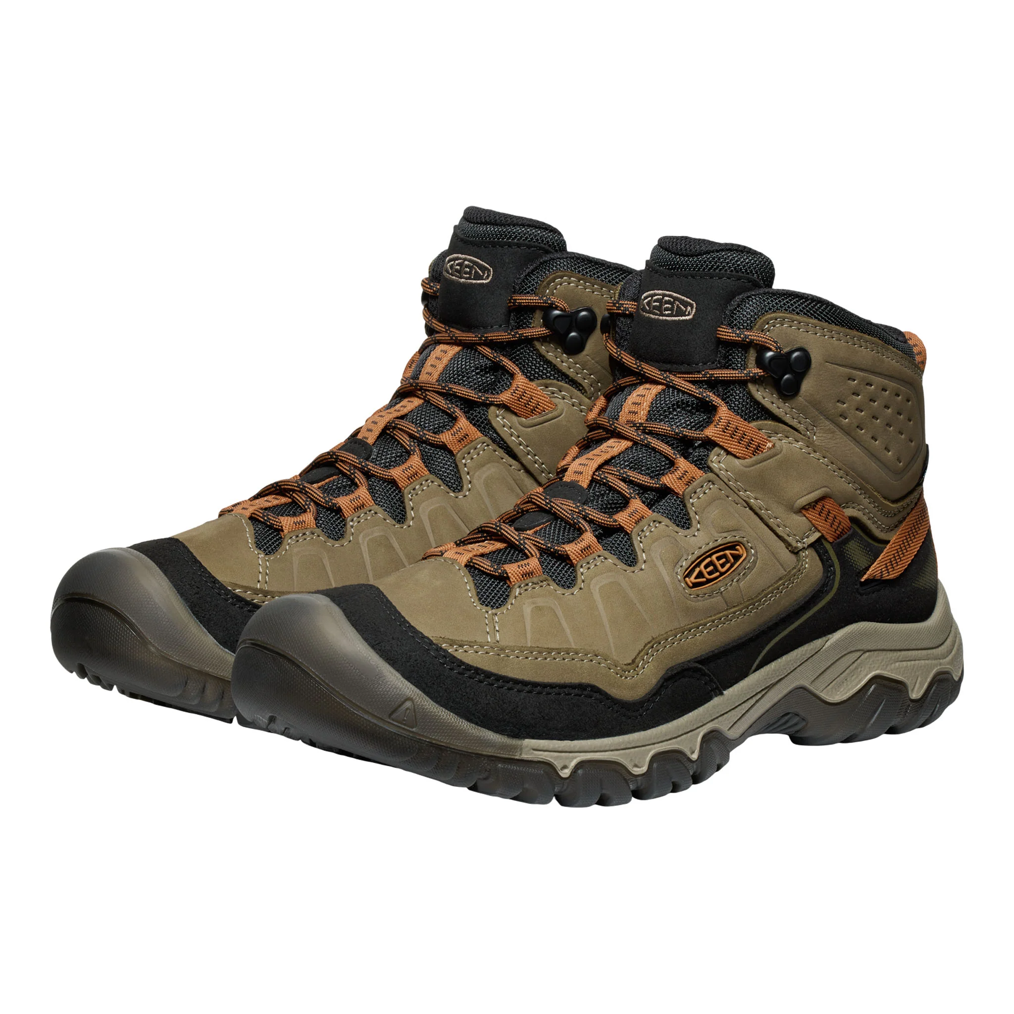 Men's Targhee IV Waterproof Hiking Boot Sea Turtle/Roasted Pecan - Image 4